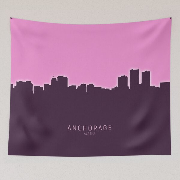 Item preview, Anchorage Alaska Skyline designed and sold by ArtPrints.
