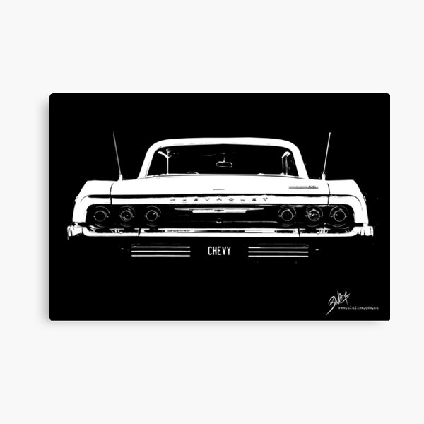 BIG AS Chevy Impala © Canvas Print