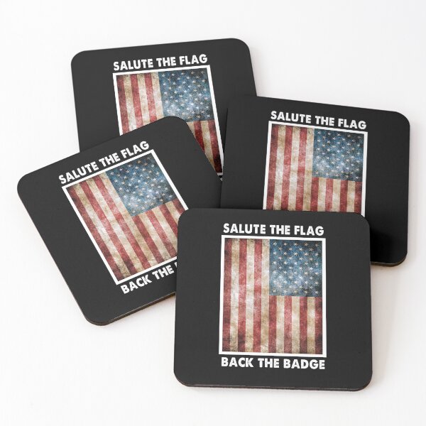 Item preview, Salute the Flag Back The Badge designed and sold by Kathrine2302.