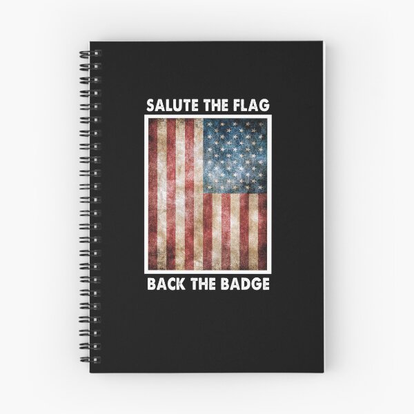 Item preview, Salute the Flag Back The Badge designed and sold by Kathrine2302.