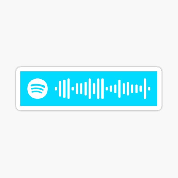Replay Song Pastel Pink Spotify Code Sticker By Milasummershop Redbubble