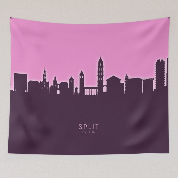 Item preview, Split Croatia Skyline designed and sold by ArtPrints.