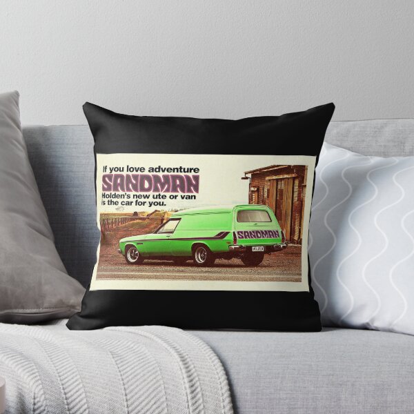 Holden Sandman Panel Van - Nostalgic © Throw Pillow