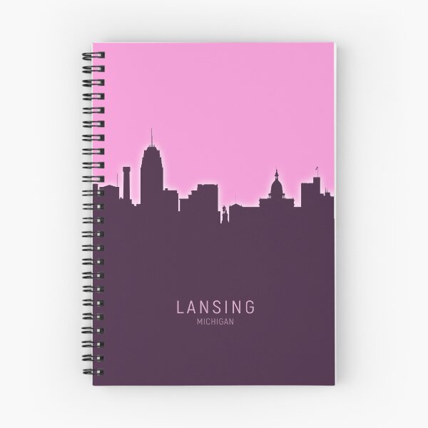 Item preview, Lansing Michigan Skyline designed and sold by ArtPrints.