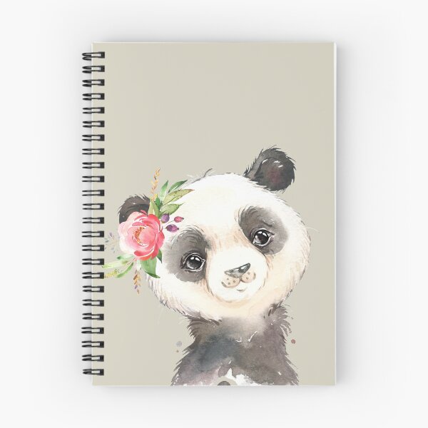 Item preview, Floral Panda Bear designed and sold by junkydotcom.