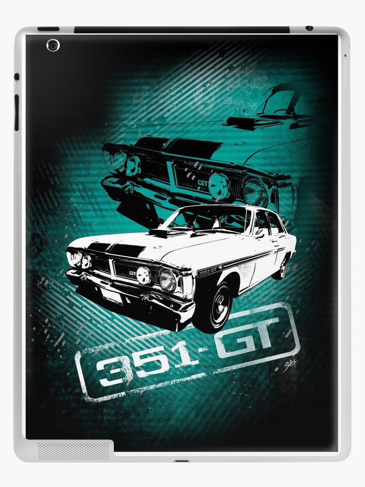 Ford Falcon Xy Gtho Phase Iii Grunge C Ipad Case Skin By Blulimemerch Redbubble