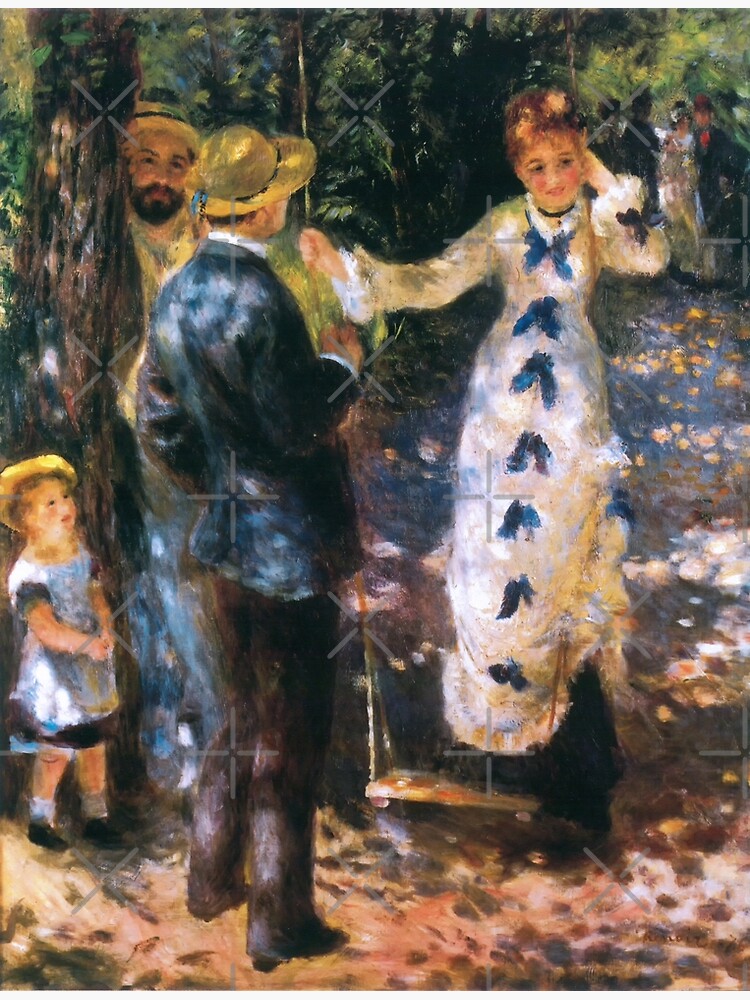 Discover Pierre Auguste Renoir - The swing Premium Matte Vertical Poster