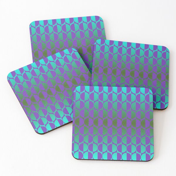 Item preview, Retro circles violet, green designed and sold by aapshop.