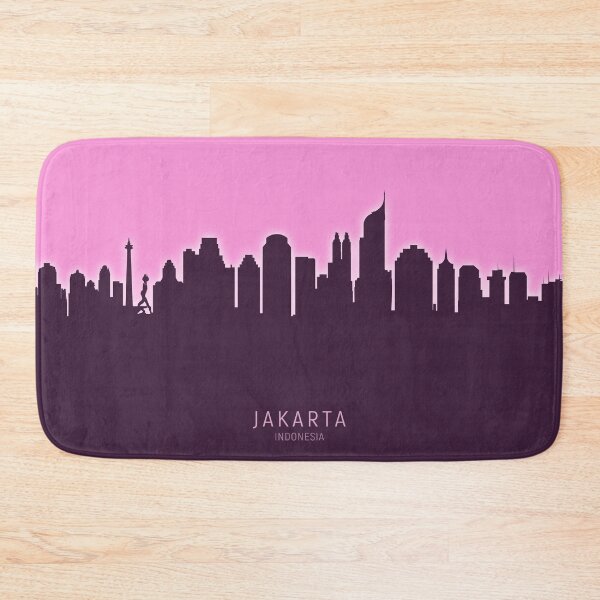 Item preview, Jakarta Skyline Indonesia designed and sold by ArtPrints.