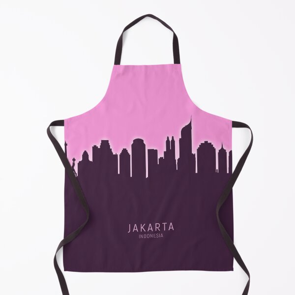 Item preview, Jakarta Skyline Indonesia designed and sold by ArtPrints.