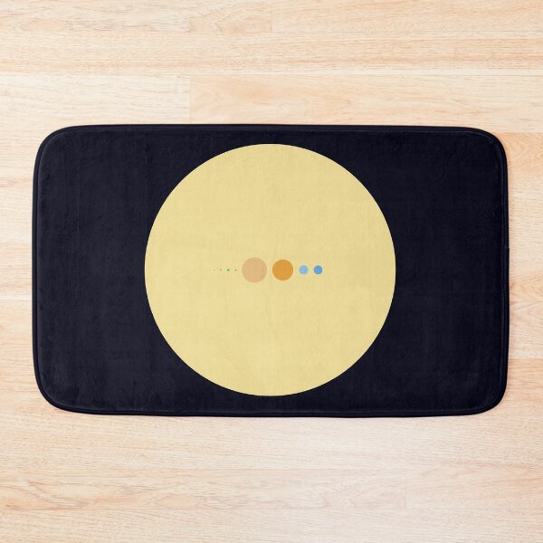 Item preview, Solar System To Scale (with Sun) designed and sold by jezkemp.