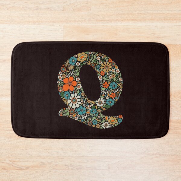 Item preview, Hippie Floral Letter Q designed and sold by zeljkica.