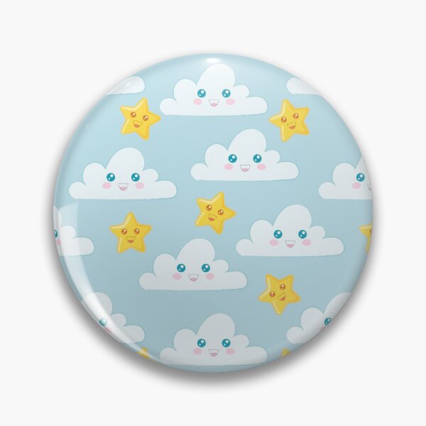 Item preview, Children's print with cloud and stars designed and sold by Ysas.