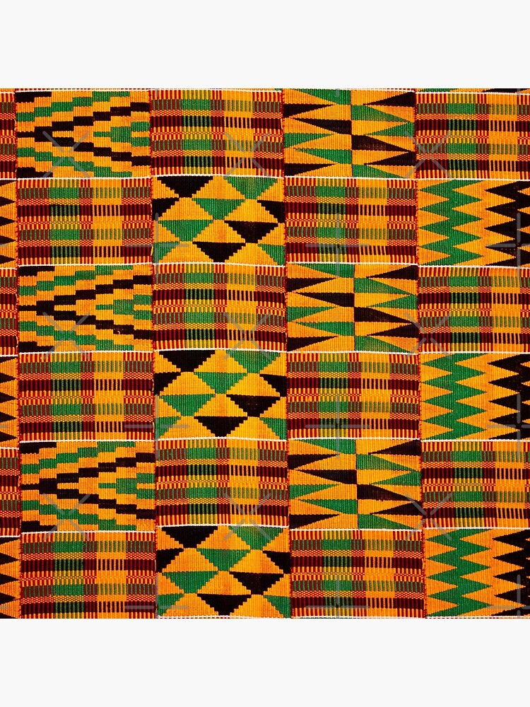 Black and White Kente Digital Paper African Kente Cloth 