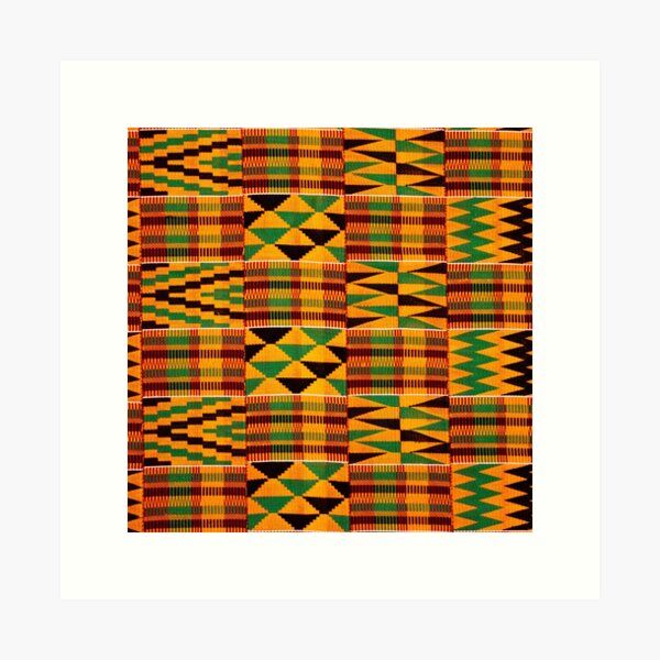 African Pattern, Authentic Kente Cloth Pattern, African Ghana Design  Spiral Notebook for Sale by MagicSatchel