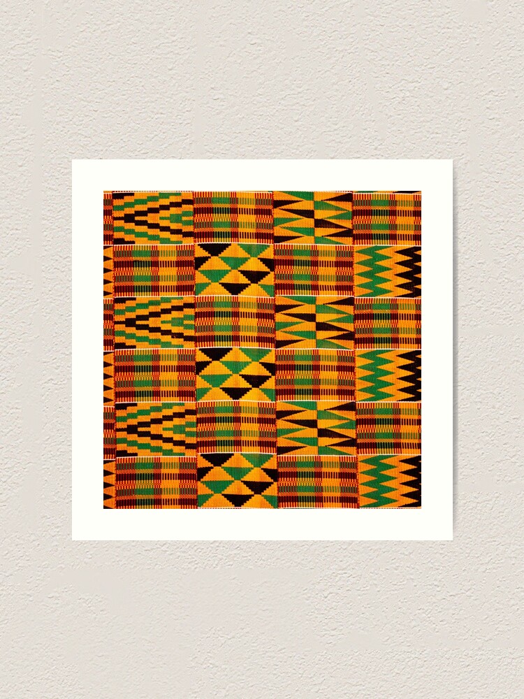 African Kente Cloth Patterns