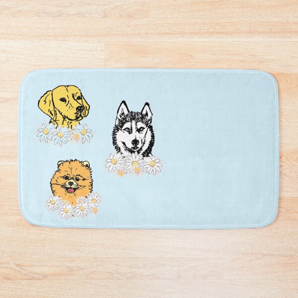 Item preview, Floral Dogs designed and sold by NinaBetterNot.