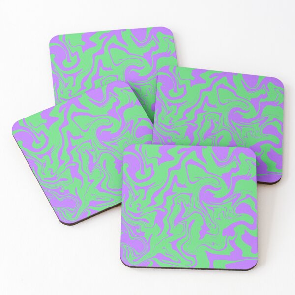 Item preview, Purple and green abstract art  designed and sold by Cosmic Detour .