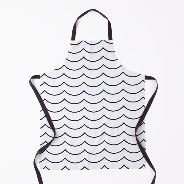 Item preview, Navy waves pattern designed and sold by elfina.