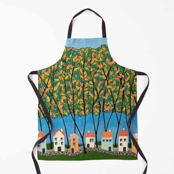 Item preview, Tiny Town Under The Autumn Trees no.2 designed and sold by Lisafrancesjudd.