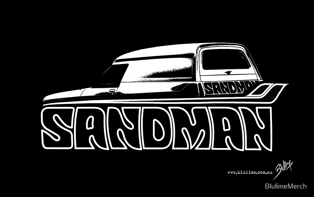 "Holden Sandman Panel Van ©" by BlulimeMerch | Redbubble