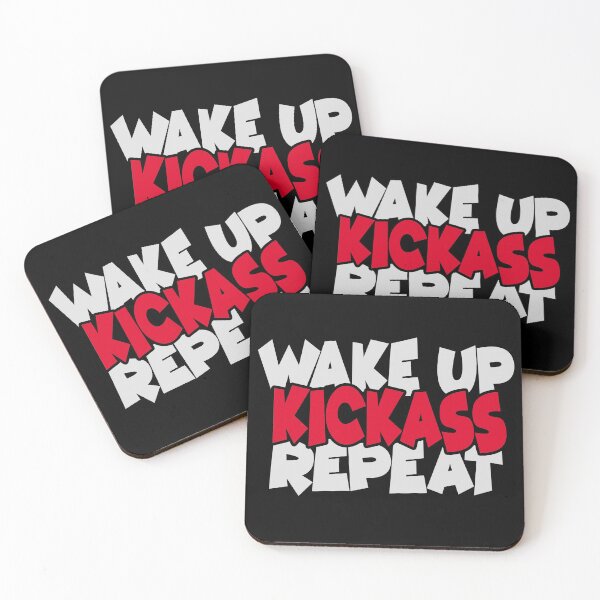 Item preview, Wake up, Kickass, Repeat designed and sold by OzyManDiaS90.