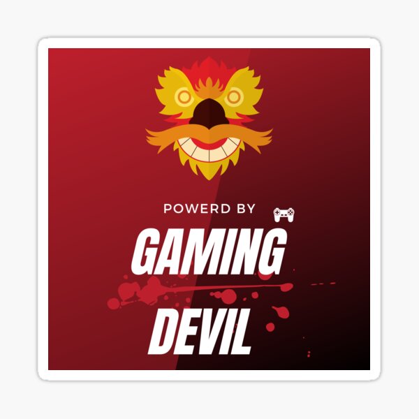 GAMING DEVIL Sticker