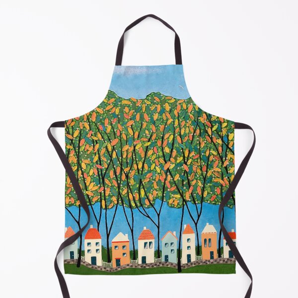 Item preview, Tiny Town Under The Autumn Trees no.1 designed and sold by Lisafrancesjudd.