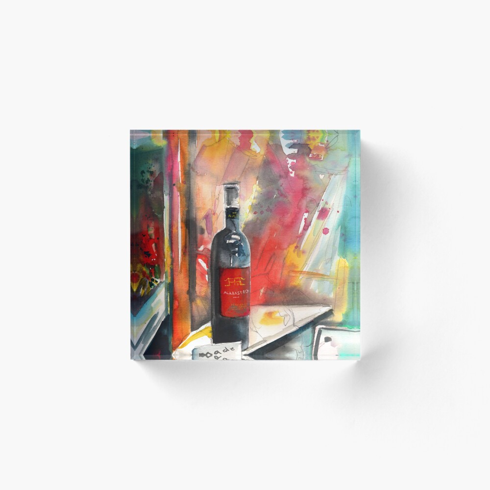 Vista previa del artículo con la obra «Bloque acrílico», diseñado y vendido por Goodaboom.