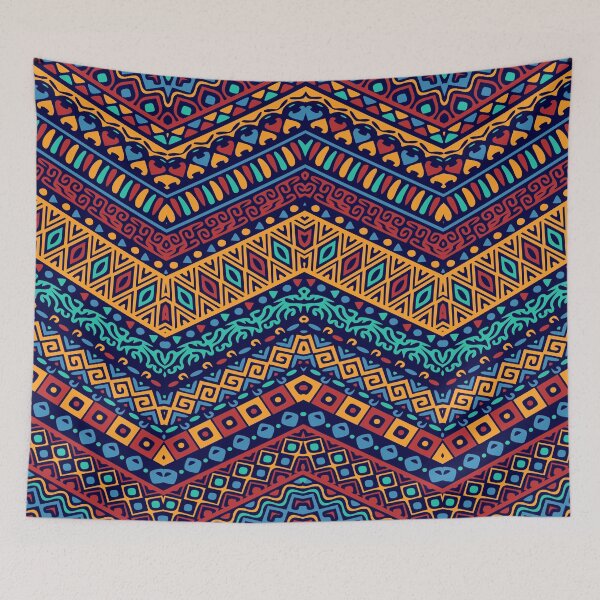Item preview, Colorful tribal patterns inspired from Africa designed and sold by moroccandreamer.