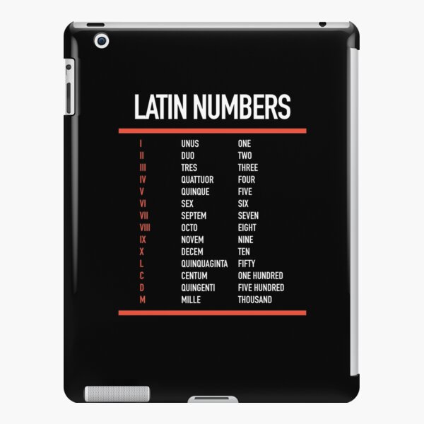 latin-numbers-numerals-in-latin-roman-numbers-ipad-case-skin-by