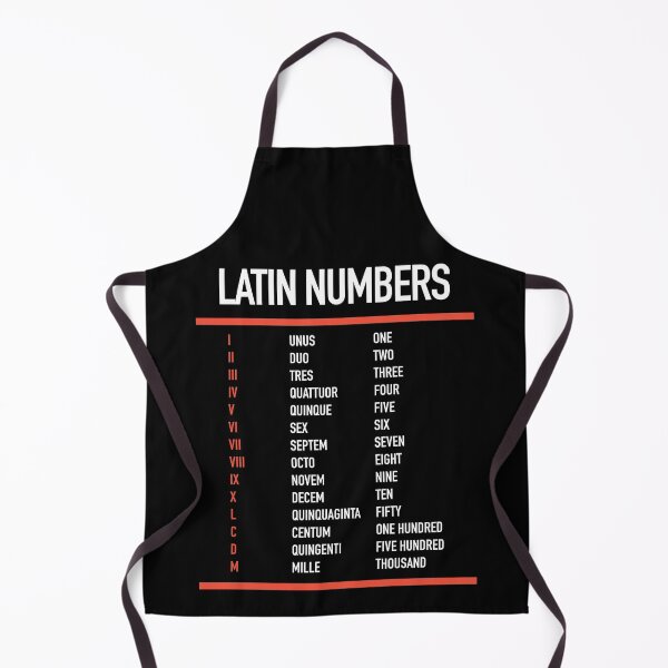 Item preview, Latin Numbers - Numerals in Latin - Roman Numbers designed and sold by HiddenVerb.