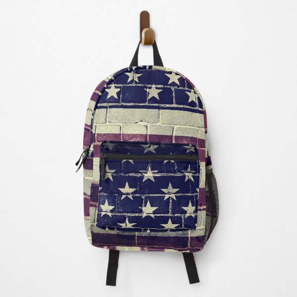 Item preview, Faded American flag on a brick wall designed and sold by steveball.