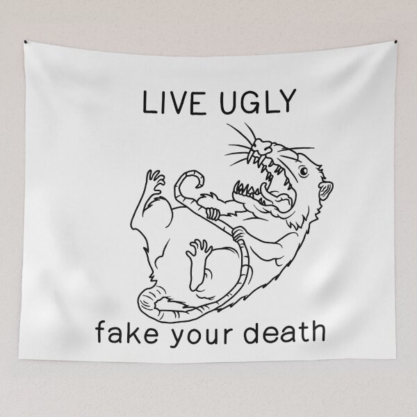 Item preview, Possum - live ugly fake your death designed and sold by ValentinaHramov.