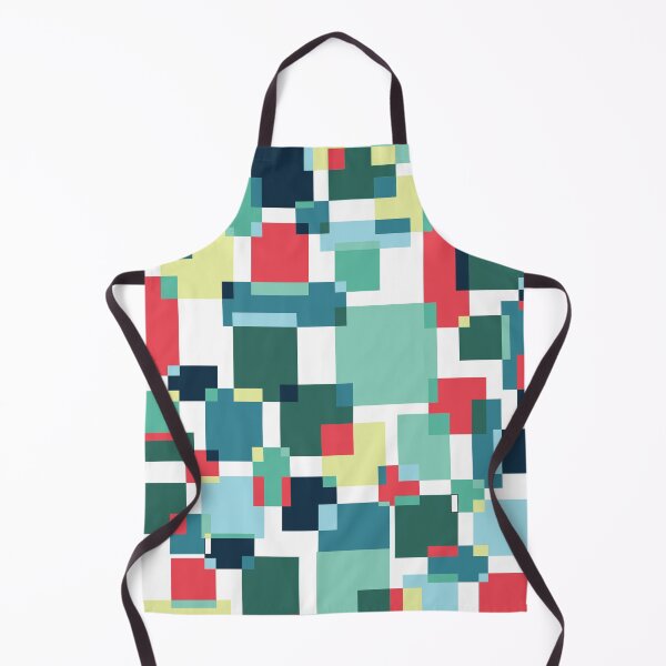 Item preview, Green and Red Colour Block Geometric Squares designed and sold by shadowbright.