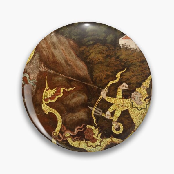 Item preview, Ramakien - Glory of Rama Painting designed and sold by MagicSatchel.