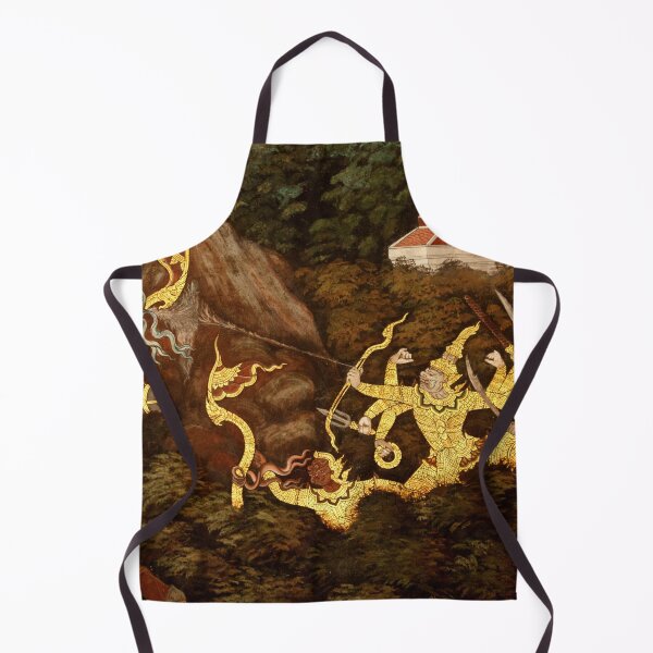 Item preview, Ramakien - Glory of Rama Painting designed and sold by MagicSatchel.
