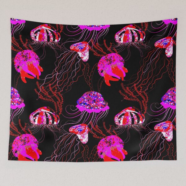 Item preview, Vibrant jellyfish designed and sold by BobbyChristine.