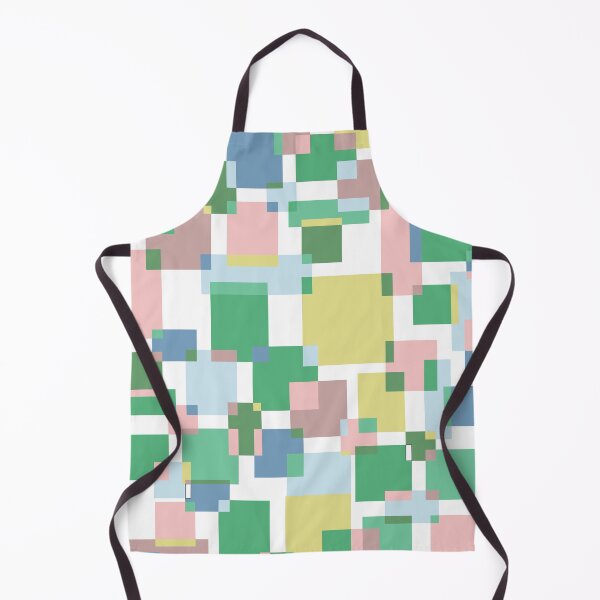 Item preview, Pink and Green Colour Block Geometric Squares designed and sold by shadowbright.