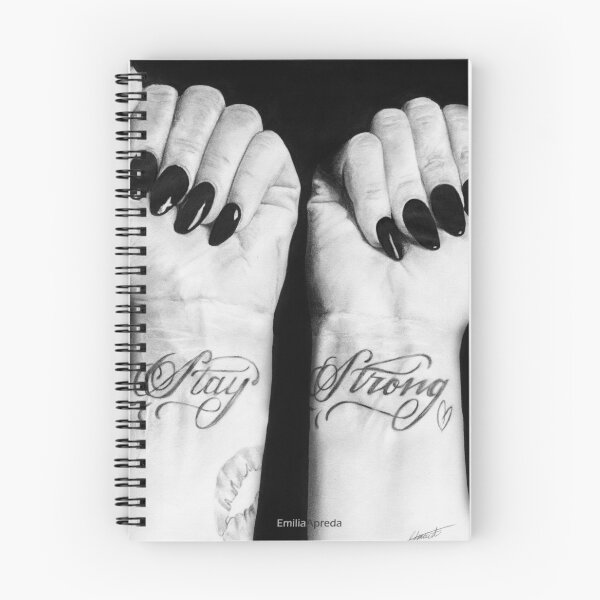 Item preview, Demi Lovato Wrist Tattoo Drawing designed and sold by EmiliaApreda.