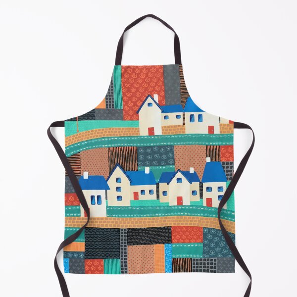 Item preview, Tiny Town On The Patchwork Hill no. 2 designed and sold by Lisafrancesjudd.