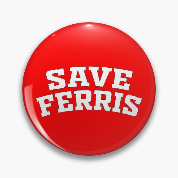 Item preview, Save Ferris Football Jersey designed and sold by Boxing Kangaroo Retail Company.