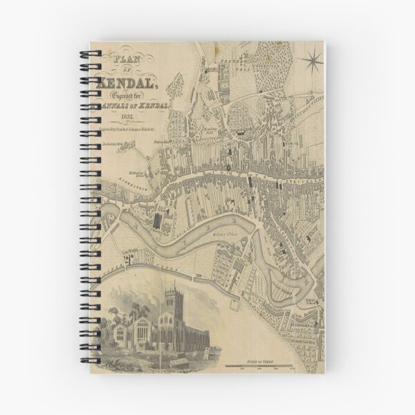 Item preview, Kendal Cumbria Map Lake District 1832 designed and sold by WizardsWorld.