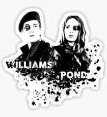 Amy Pond & Rory Williams Sticker