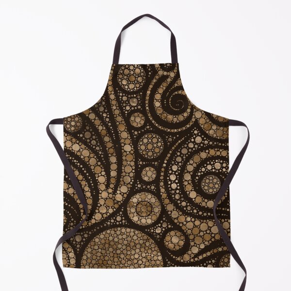 Item preview, Dot Art Abstract Pastel Golds #2 designed and sold by k9printart.