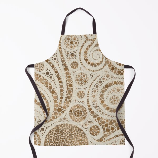 Item preview, Dot Art Abstract Pastel Golds #1 designed and sold by k9printart.