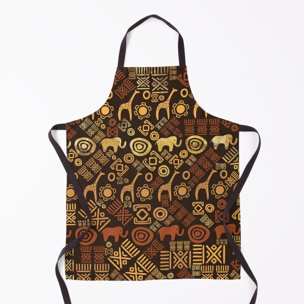 Item preview, Ethnic African Pattern- browns and golds #7 designed and sold by k9printart.