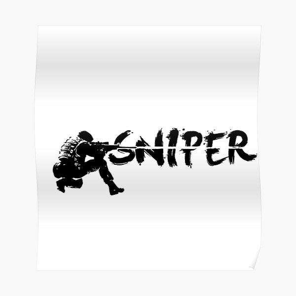 Poster Sniper Redbubble