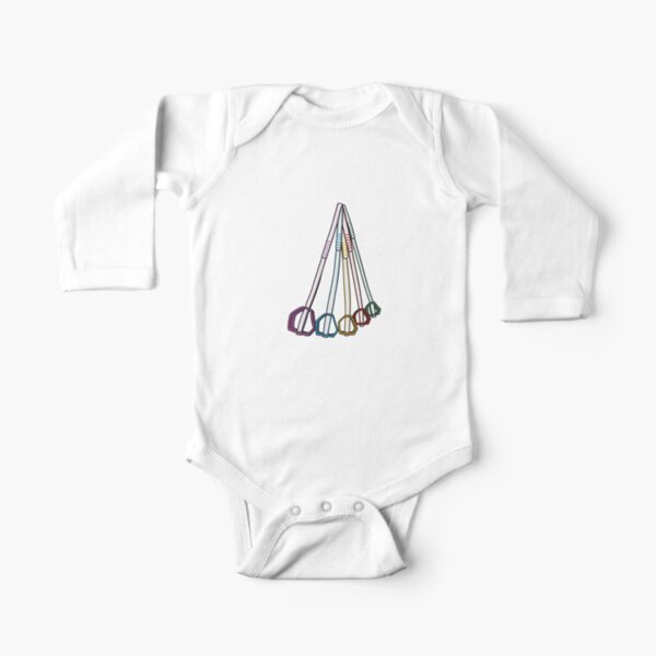Climbing Gear: Hex Long Sleeve Baby One-Piece