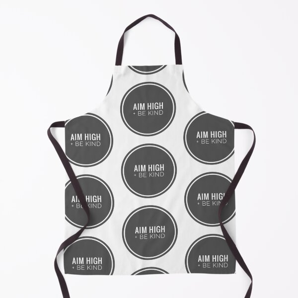 Item preview, Aim High + Be Kind Positive Words Encouragement Motto reusable Face Mask in Three Sizes Product designed and sold by Jenny Meehan Art Prints and Patterns .
